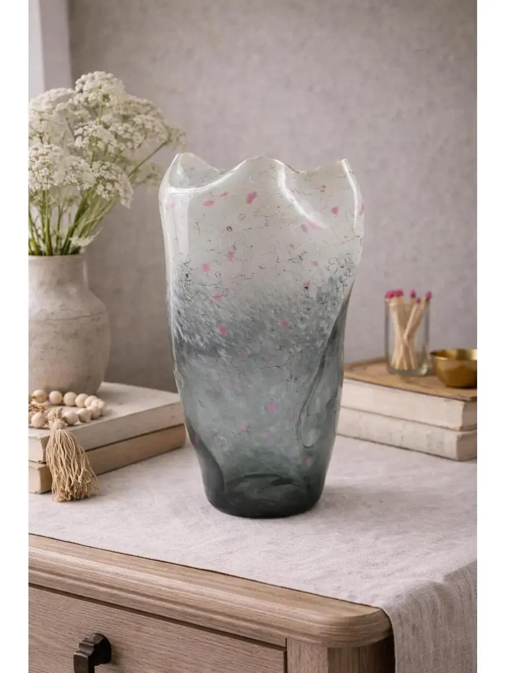 Curtiss Brock CB Glass Studio Art Glass Hand Blown VaseVase Appraised